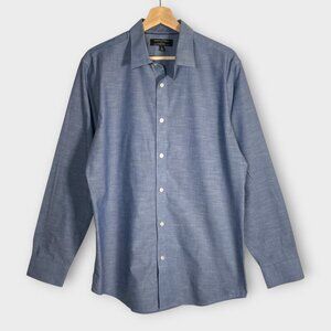 Banana Republic Slim Fit Dress Shirt LARGE 100% Cotton Office